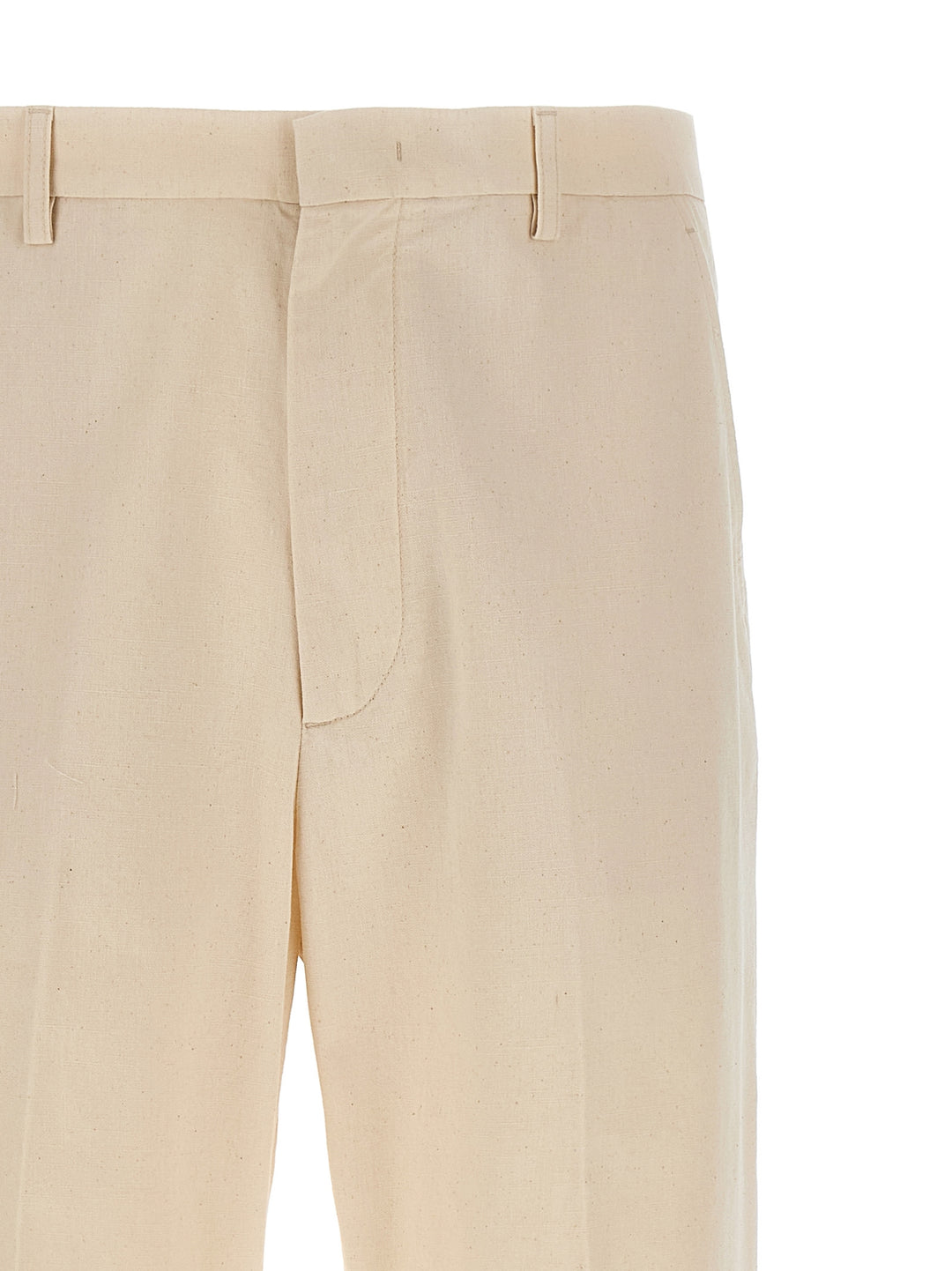 Valentino Garavani Valentino Garavani Turn-Up Trousers Pants - Beige | a2cdb800f56d0f8abc72dd75e7e7c6b7c1128b2f