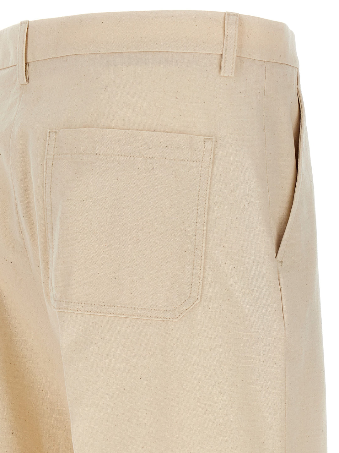 Valentino Garavani Valentino Garavani Turn-Up Trousers Pants - Beige | ee3cf216000a85c32445460907c6d9df8585e1a0