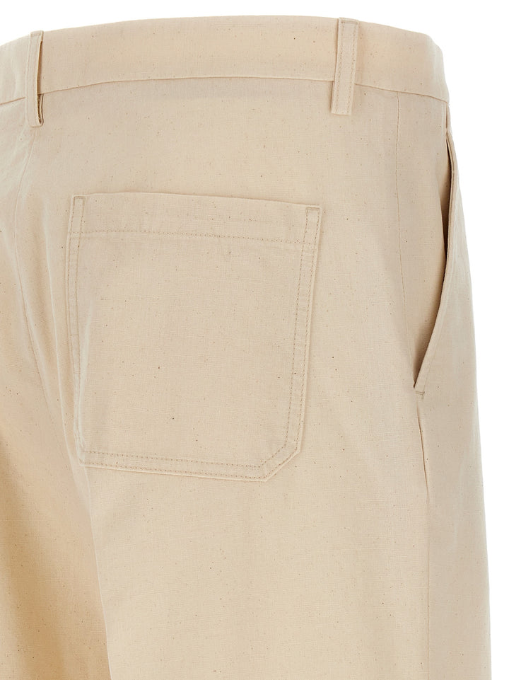 Valentino Garavani Valentino Garavani Turn-Up Trousers Pants - Beige | ee3cf216000a85c32445460907c6d9df8585e1a0