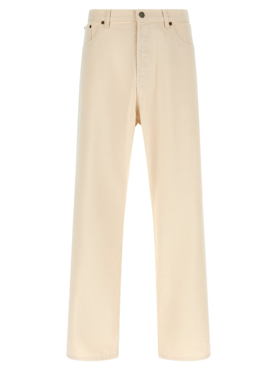 Valentino Garavani Vgold Jeans Beige