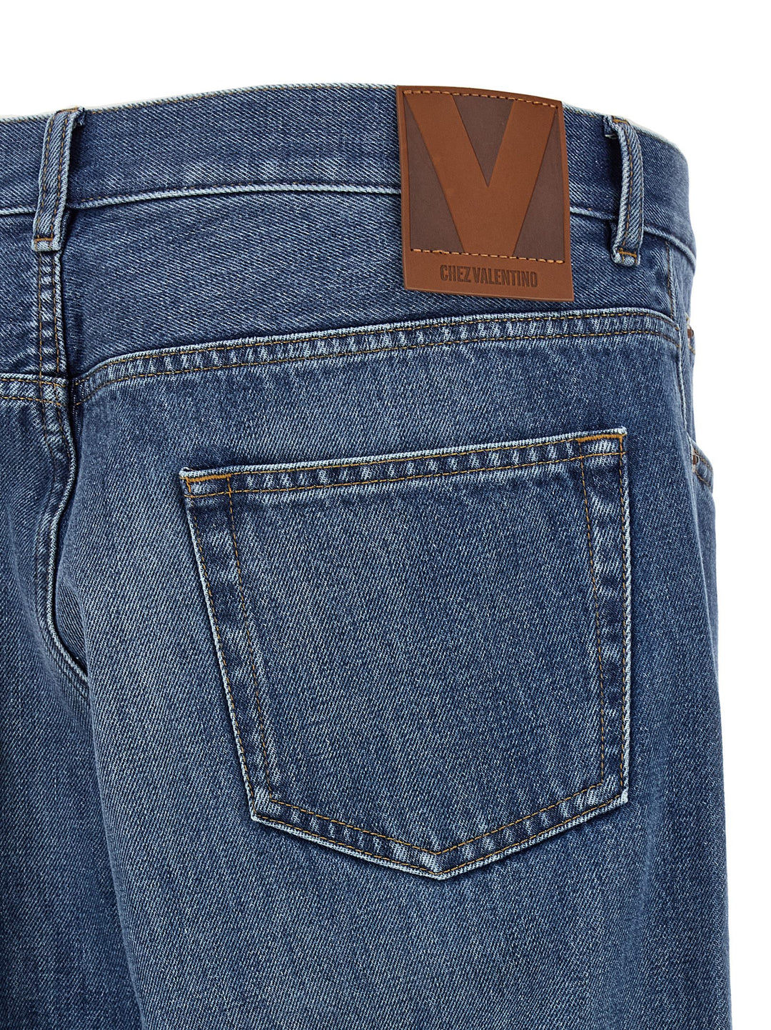 Valentino Garavani Valentino Garavani Five-Pocket Jeans - Blue | e8924f14bccb7600cff3ce7da5bdb6a754896ab5