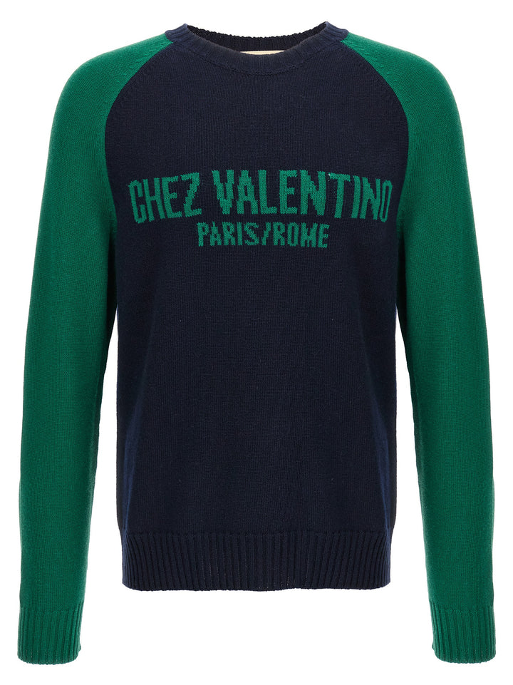 Valentino Garavani Chez Valentino Sweaters and Cardigans - Blue | 2592d1ca5e856440261cfd2aa010a78315becf40