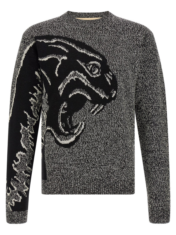 PanthèRe Sweaters And Cardigans White/Black