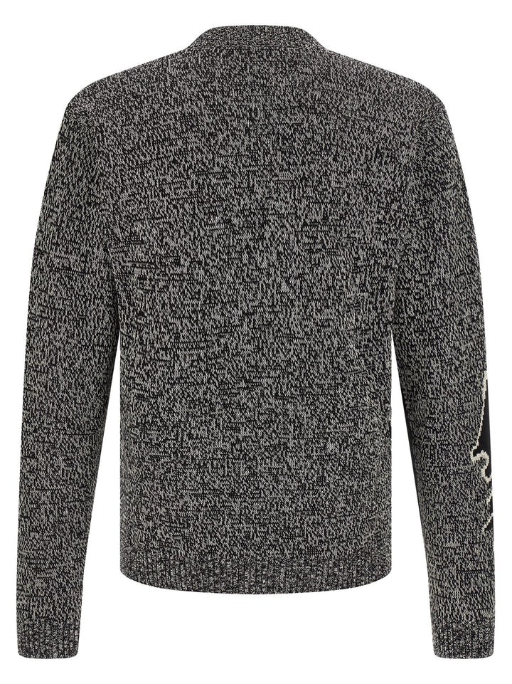 Valentino Garavani Panthère Sweaters and Cardigans - White/Black | e46a11805e786510a7a68ad0b28b3e71b9fd4e72