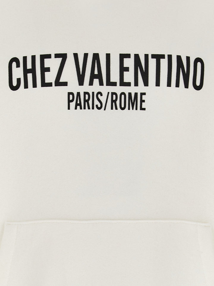 Valentino Garavani Hoodie Sweatshirt White