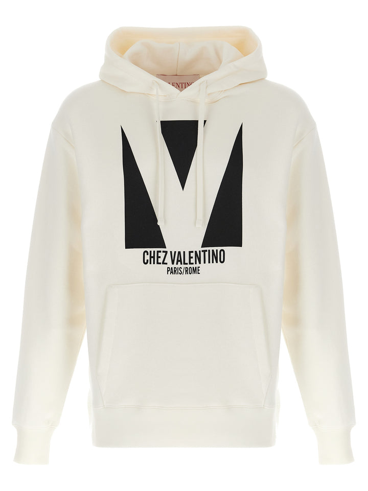 Valentino Garavani Hoodie Sweatshirt White