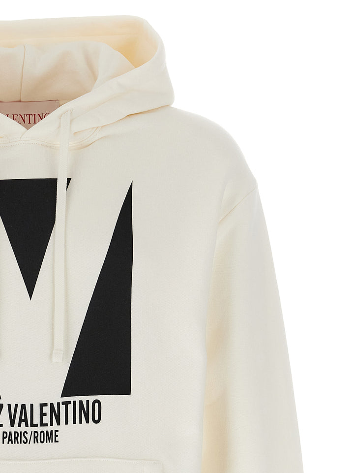 Valentino Garavani Hoodie Sweatshirt White