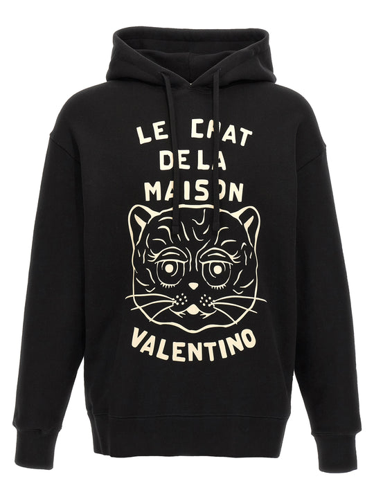 Valentino Garavani Hoodie Sweatshirt Black