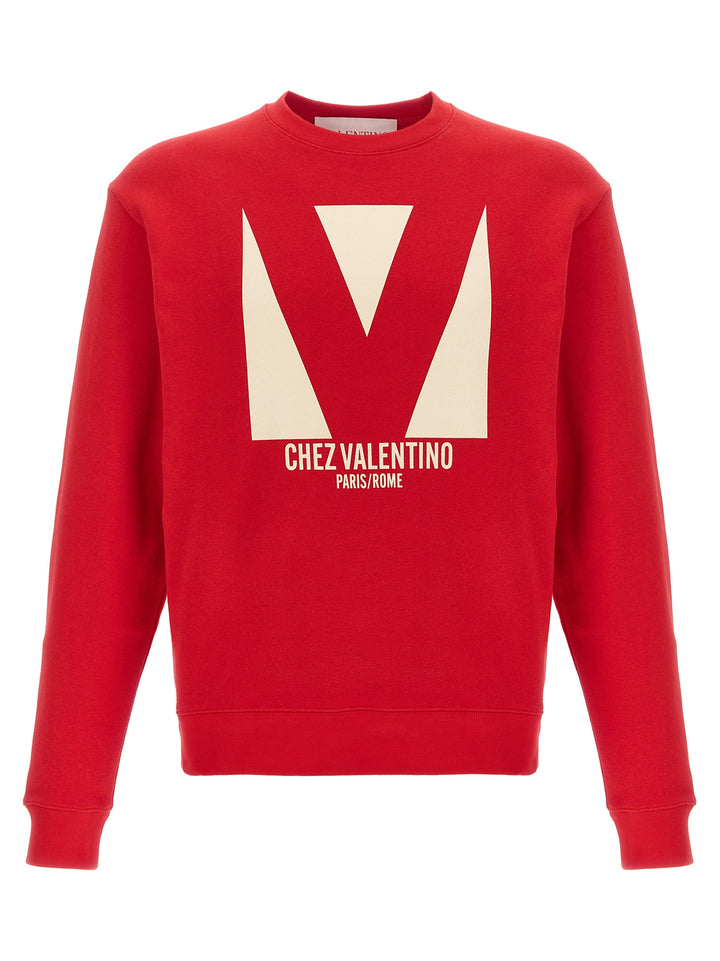 Chez Valentino Sweatshirt Red