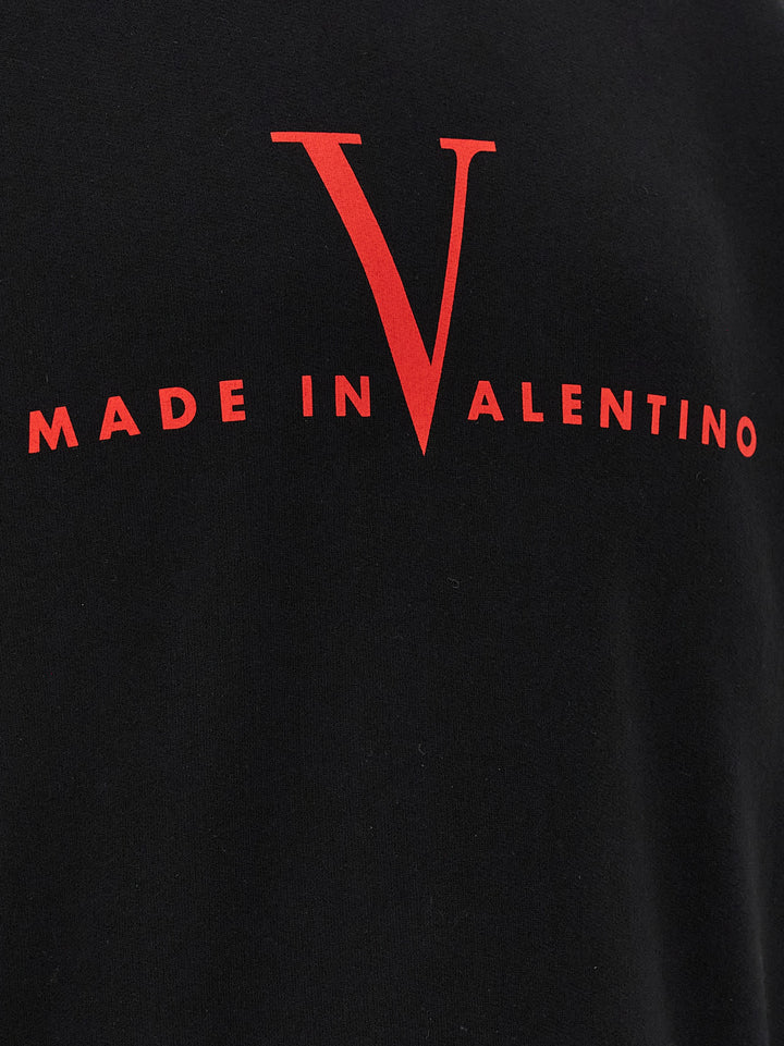 Valentino Garavani Made In Valentino Sweatshirt - Black | c0c91667d7066d20561a4be0edbb49f508c8fa72