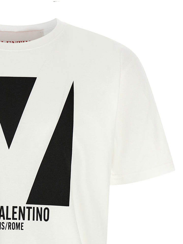 Valentino Garavani Chez Valentino T-shirt - White/Black | 26d468f83362364b760ff3a90b92f9469eafc74e