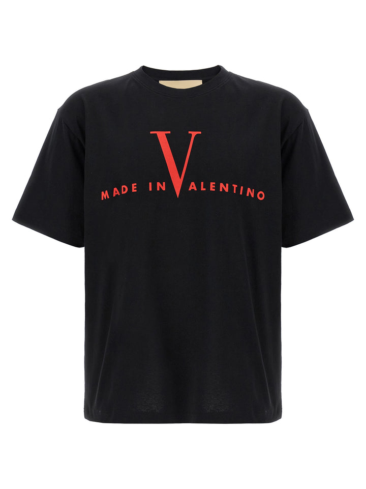 Valentino Garavani Made In Valentino T-shirt - Black | 9b338fefe5797042f648c829be59f3315db8149c