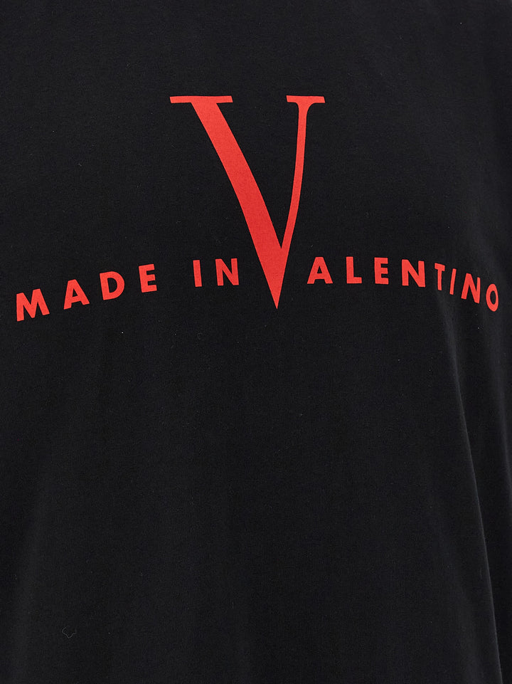 Valentino Garavani Made In Valentino T-shirt - Black | 5cb1b7094d13c552f47bfee844669d44a45934e6