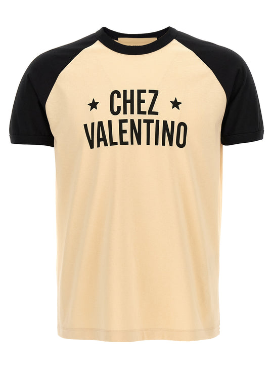 Chez Valentino T-Shirt Beige