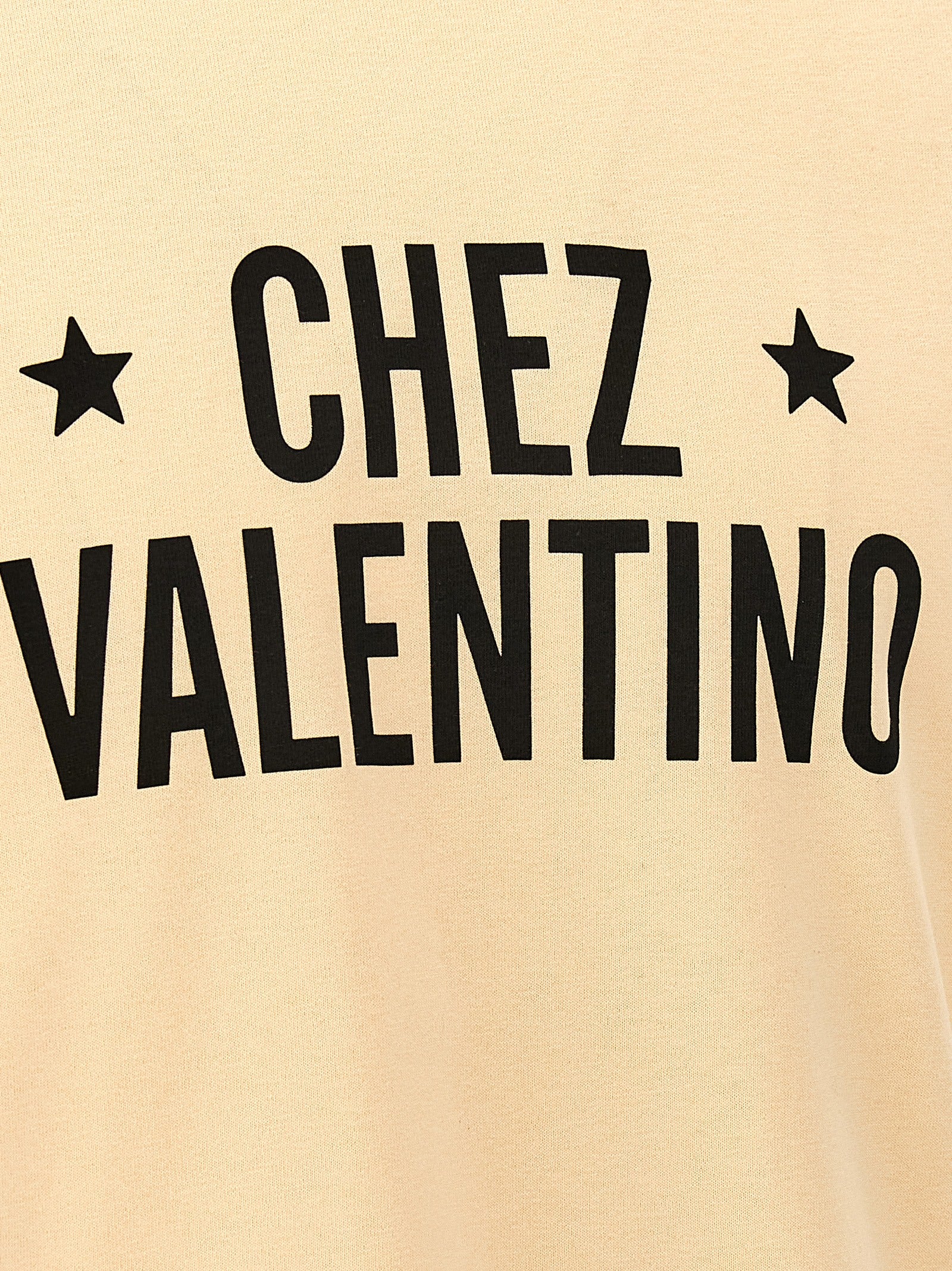 Valentino Garavani Chez Valentino T-Shirt Beige | Wanan Luxury