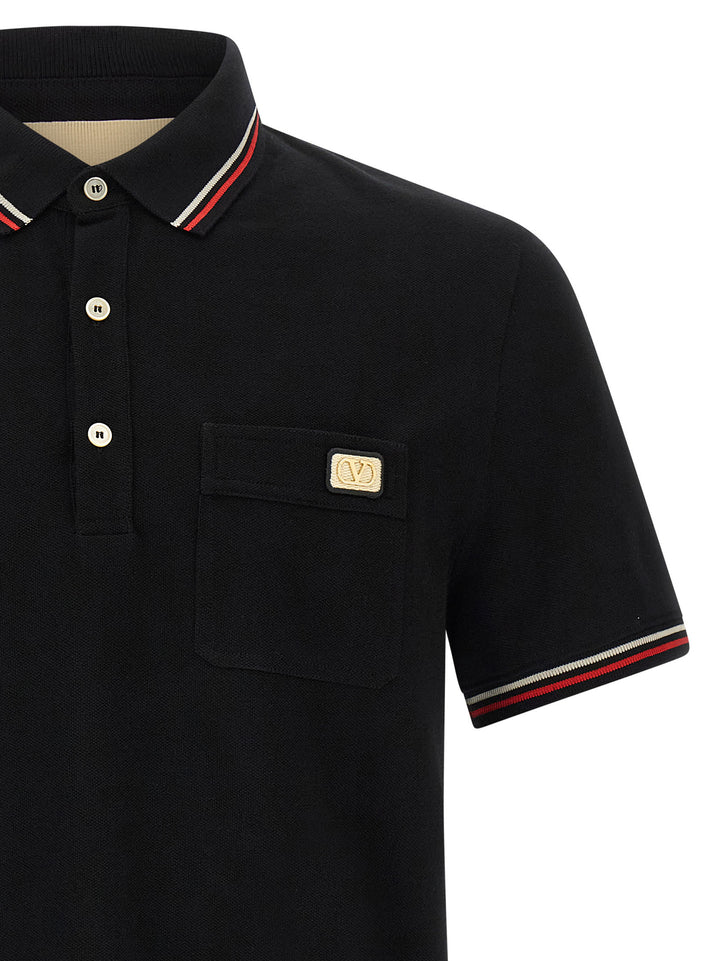 Valentino Garavani Valentino Polo - Black | 8dc9255356c557f42bbd7f2a10ee4def1c63fd86