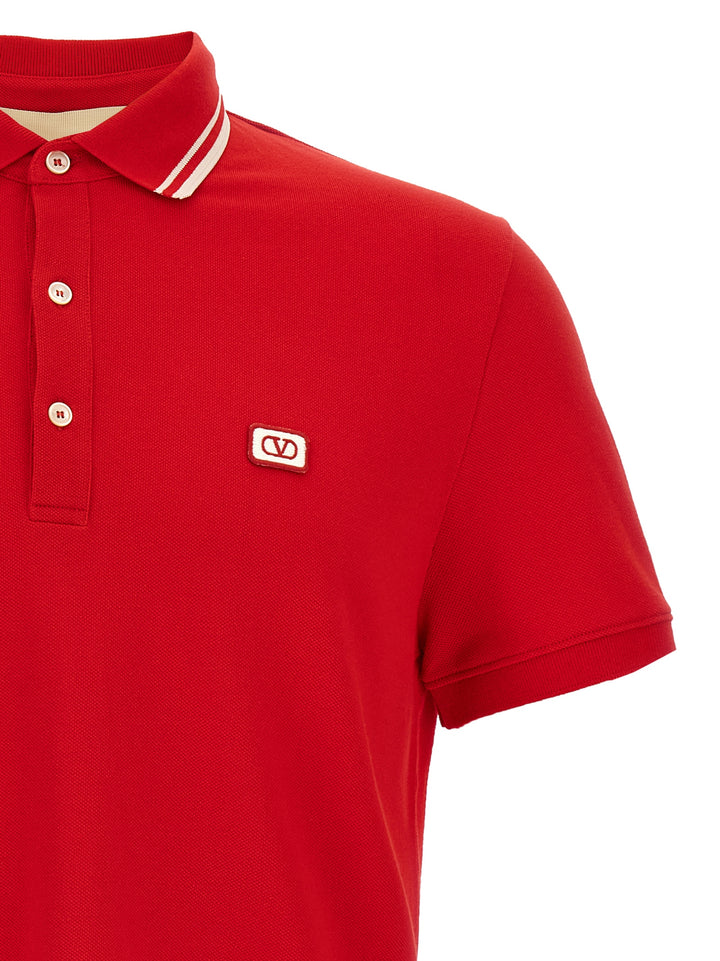 Valentino Garavani Vg Polo - Red | 53744459a9b0ad971cf735579b0d1e234a8ad08b
