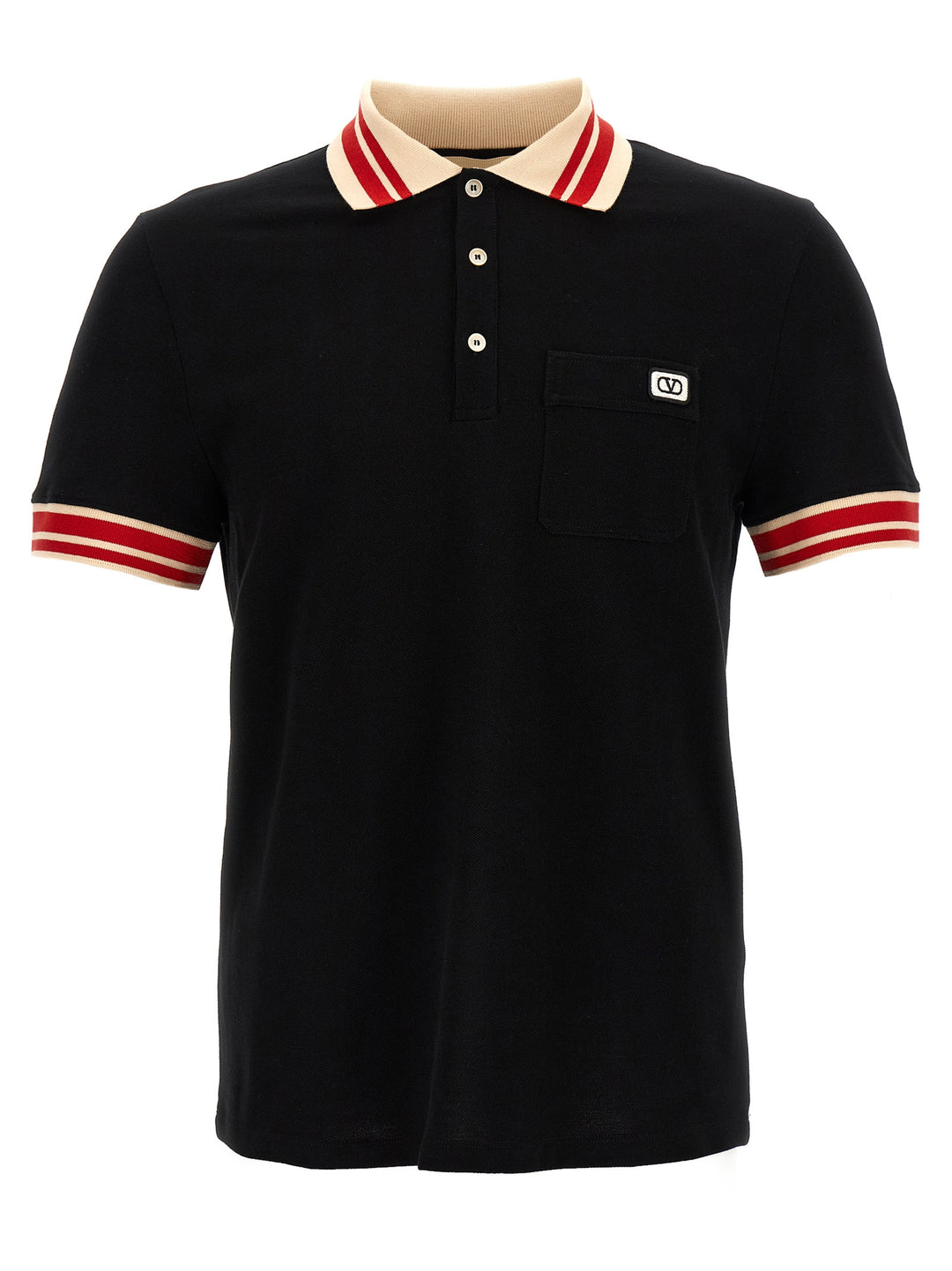 Valentino Garavani Valentino Garavani Vlogo Polo - Black | 77918df7524db62b0f30d3c5dd2e2f6daeaf055e