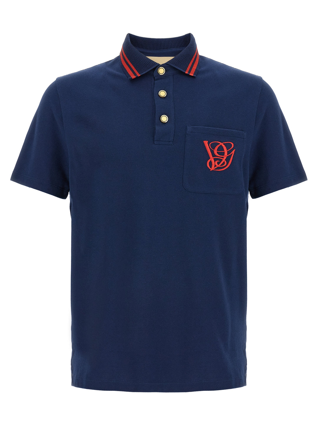 Valentino Garavani Vg Polo - Blue | d19ee2af1b6a033f4bcc21913f13e392593ae8d6