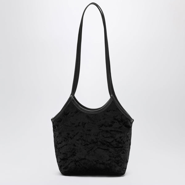 Cami Small Tote Bag In Black Velvet
