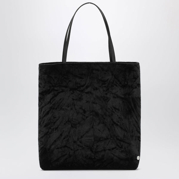 Thea Black Bag In Velvet