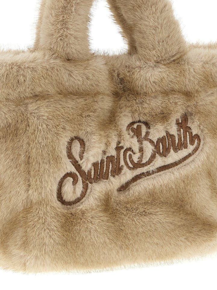 Mc2 Saint Barth Vanity Mini Soft Fur Hand Bags - Beige | 1ffe945f22250cea0b16b9a93ca95eb38987d7a6