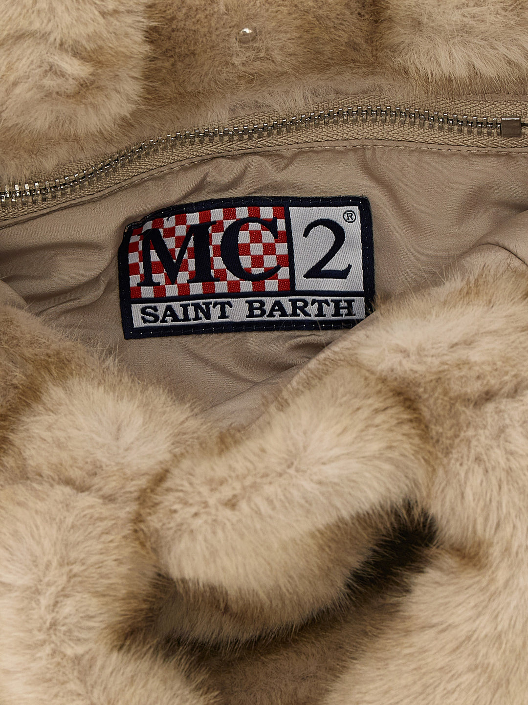 Mc2 Saint Barth Vanity Mini Soft Fur Hand Bags - Beige | 90f5525282aaab0d04fe854c5433688900b3833d