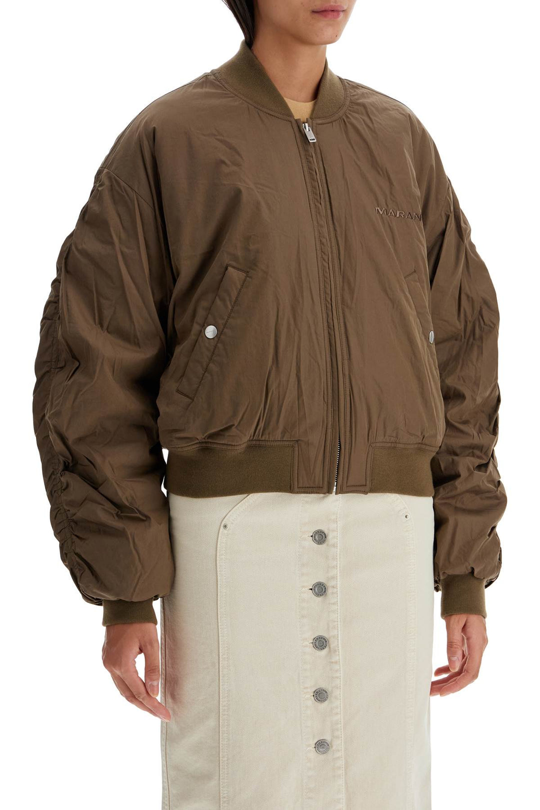 Bessime Oversized Bomber Jacket