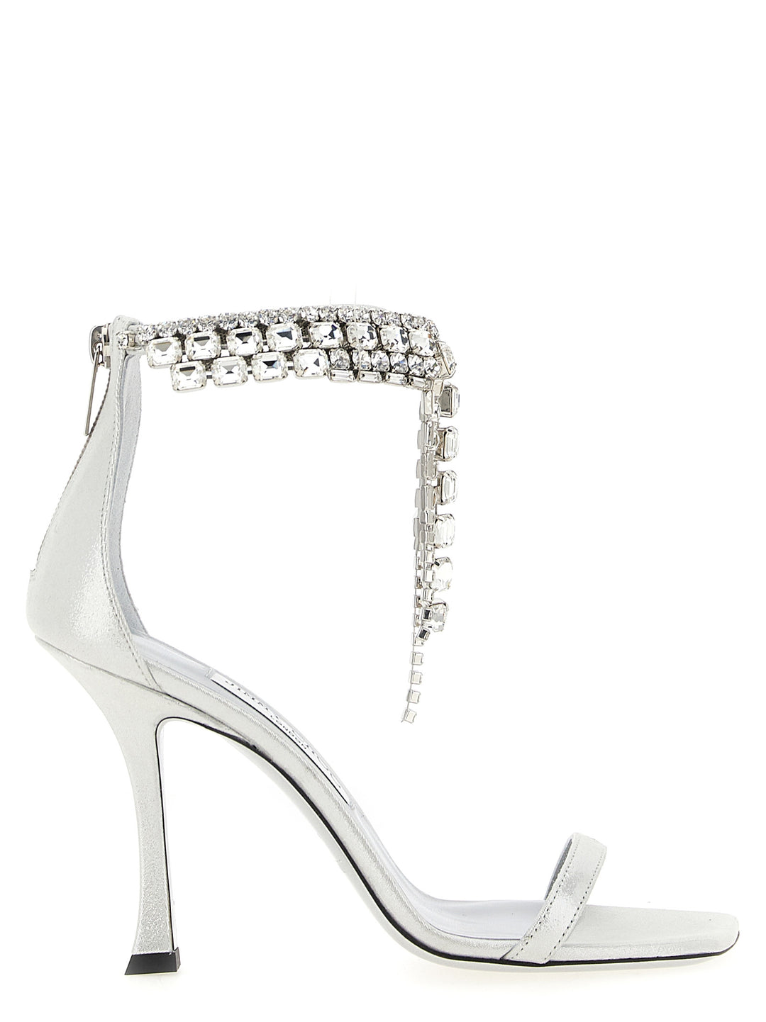 Jimmy Choo Verity Sandals - Silver | 855fe76bd4493fa293a9fbb7de84013fdaae7bb2