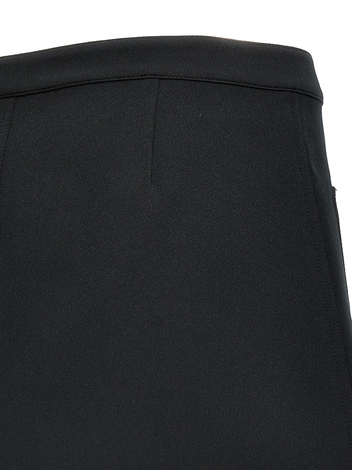 Logo Twill Skirt Skirts Black