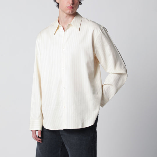 Striped Cotton-Blend Shirt