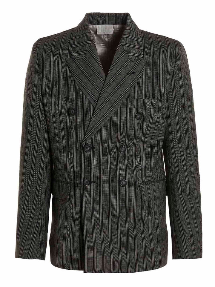Vtmnts Tonal Double Breasted Tailored Blazer - Black | 0f77bef78ce2a3250ad80f62e1981e4c611894cd