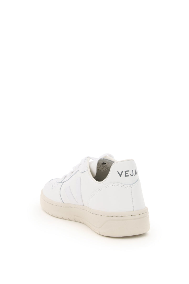 V 10 Leather Sneakers