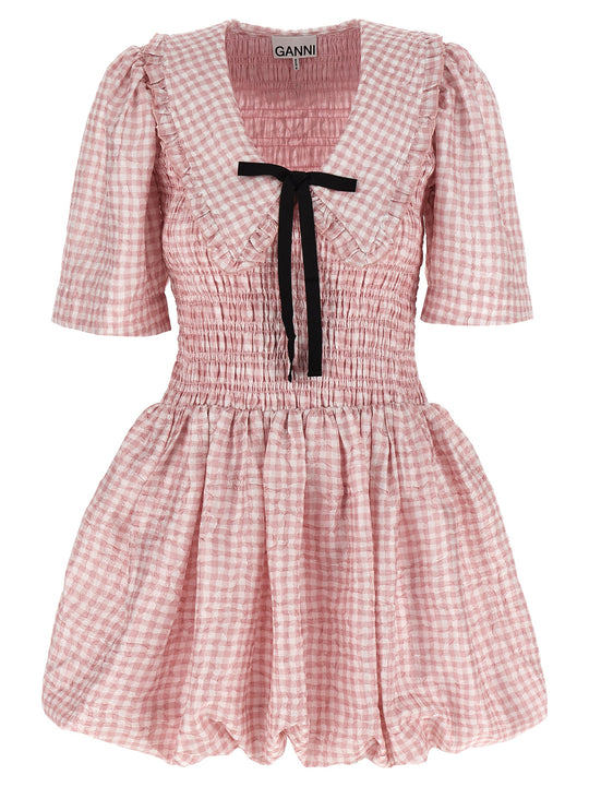 Pink Check Dresses Pink