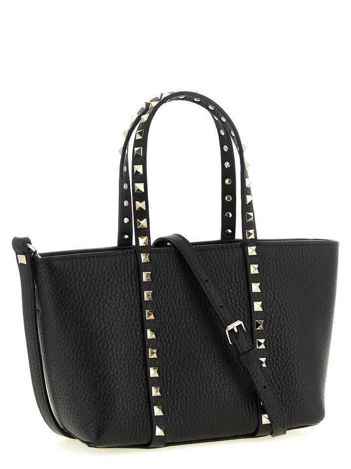 Valentino Garavani Rockstud Tote Bag - Black | 94ea7b02a49531e288eec517af902e0d3ab66af9