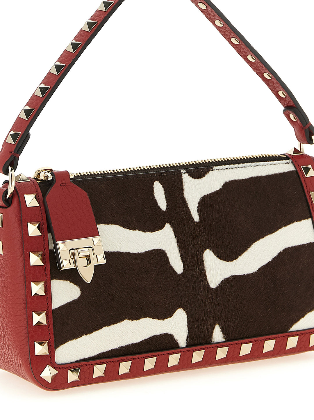 Valentino Garavani Rockstud Shoulder Bags - Red | 32a7c9bb6c0f4afe6d7f49d8d8fbf3a1968cf8d8