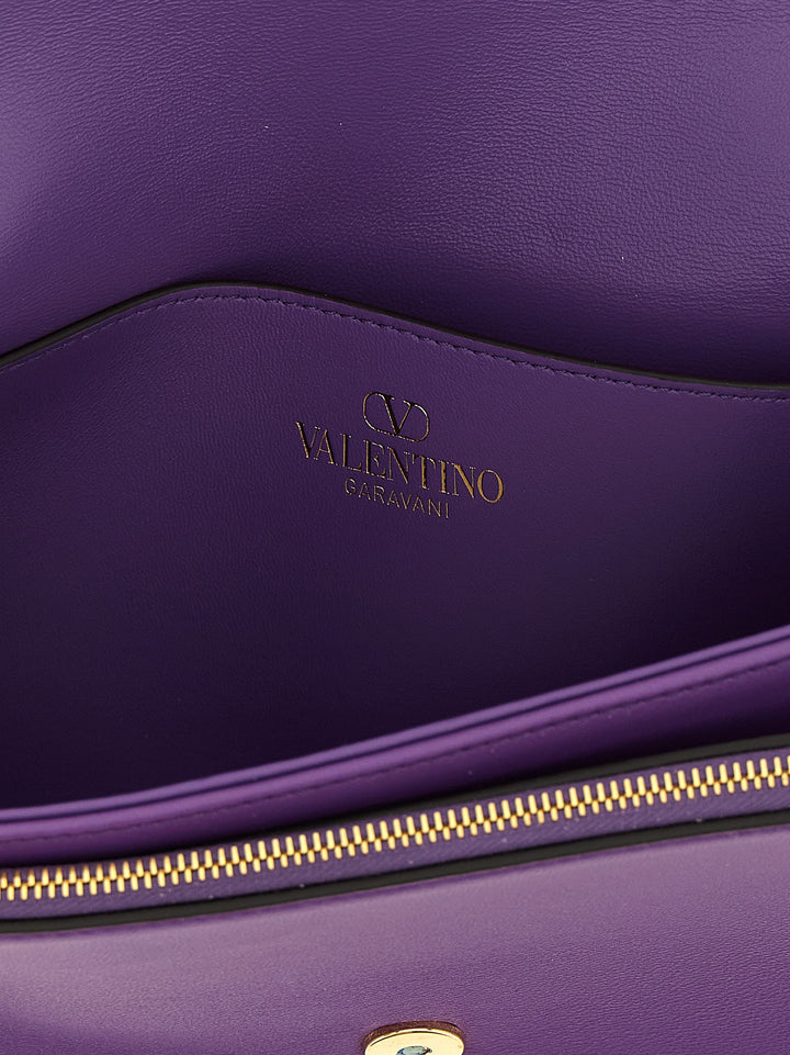 Valentino Garavani Djuna Shoulder Bags - Purple | 07d5f8c1ecfcc2ce72a7cad27a2731dfcc2615b5