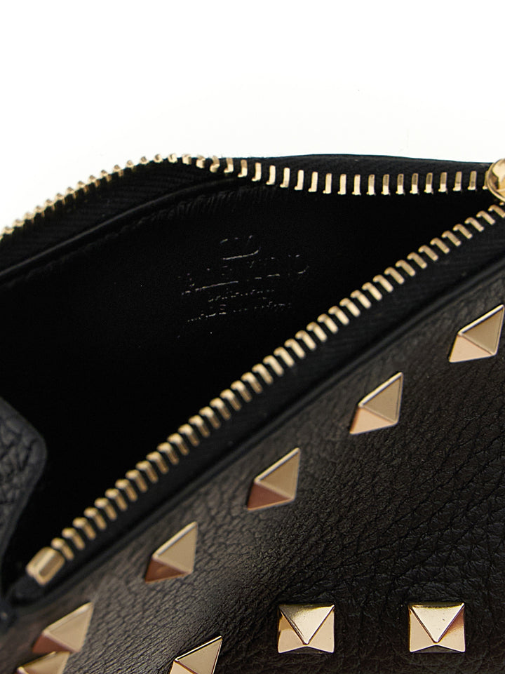 Valentino Garavani Rockstud Wallets and Card Holders - Black | 6b9833d8f3b65f49ac937bcfd070503d9951432a