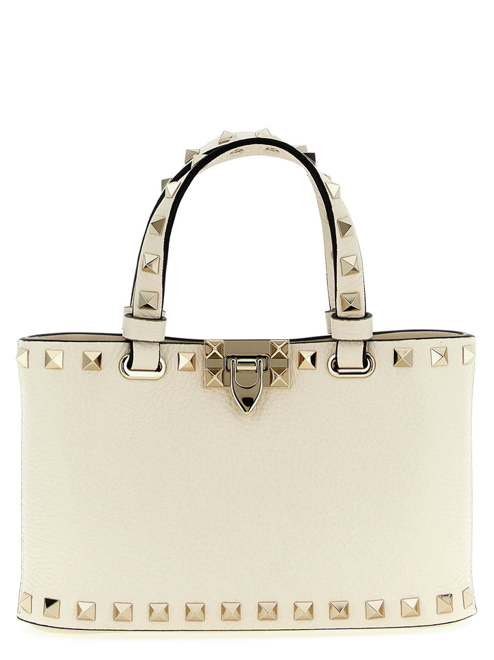 Valentino Garavani Rockstud Tote Bag - Beige | 03de65131e0e59573dcc239e2fe30ea64e953acf