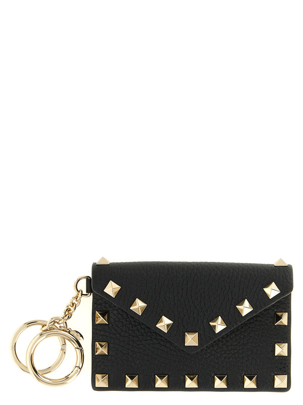 Rockstud Wallets And Card Holders Black