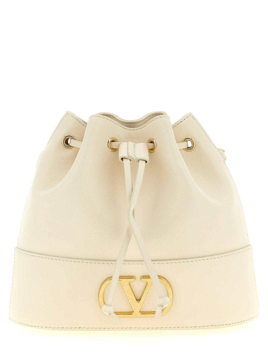 Valentino Garavani Valentino Garavani Vlogo Signature Sechiello Bag Crossbody Bags - White | c5d3fe0c5371de5bfc8a88b7dc9159becaad24aa