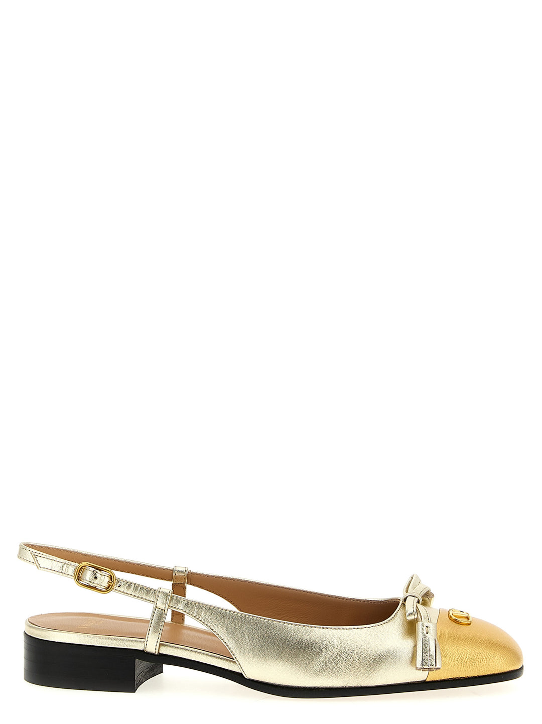 Valentino Garavani Valet Du Roi Flat shoes - Gold | 70316eec2754eade6e909f771ad794d5000f3105