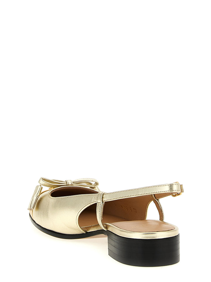 Valentino Garavani Valet Du Roi Flat shoes - Gold | 41fba13e6461861ca5d8b1c61ca04eafd0b09b68