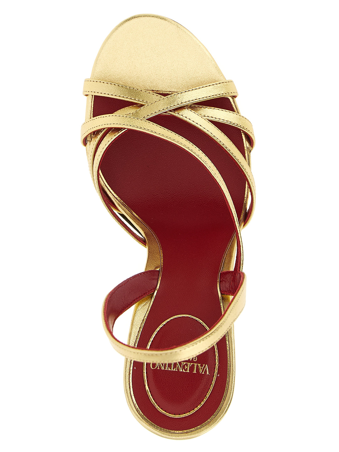 Valentino Garavani Fetishique Sandals - Gold | 8d060adea13c97feb0d4a48030441d053b132b1d
