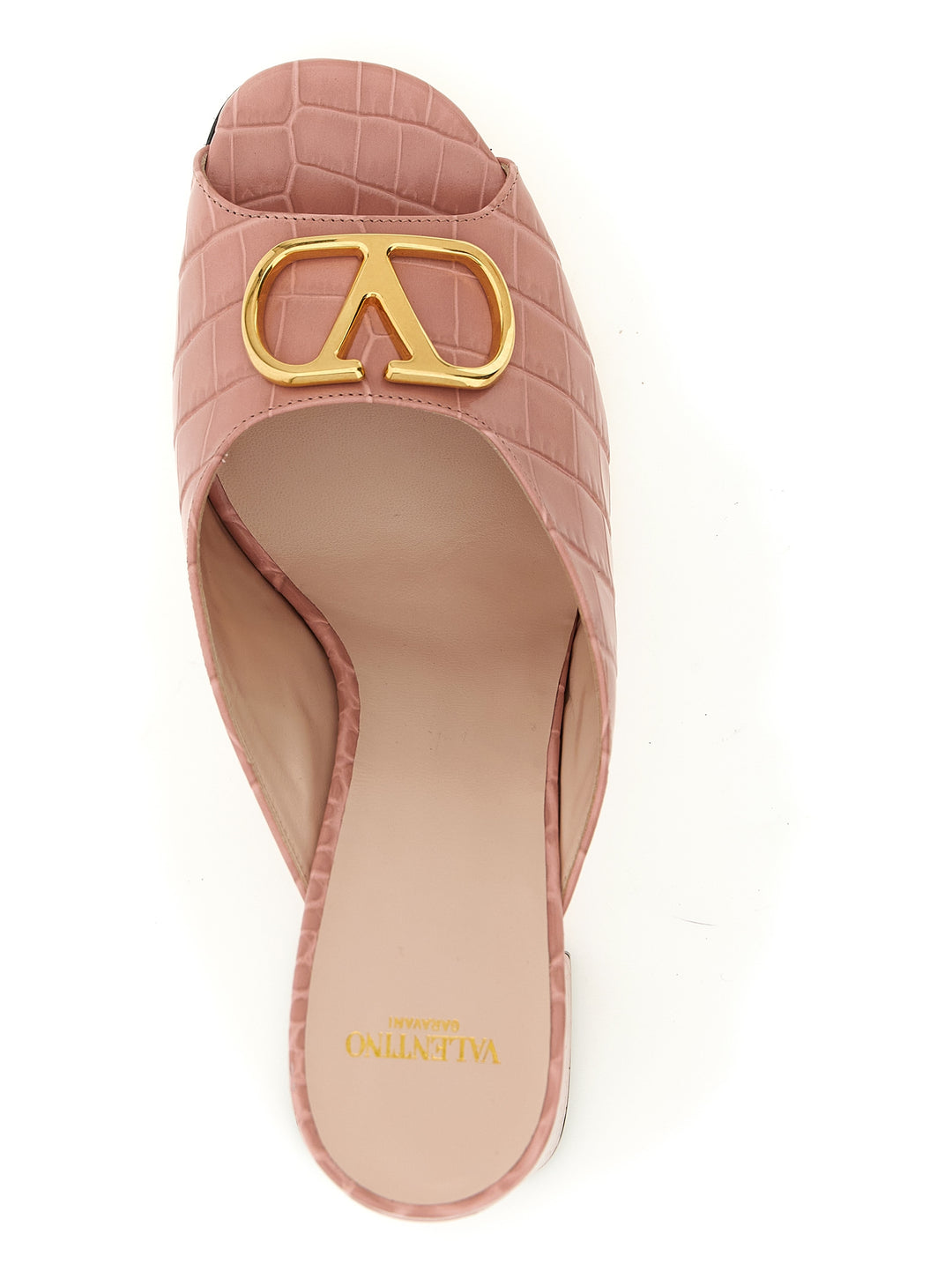 Valentino Garavani Vlogo Signature Sandals - Pink | 7bc942ce4d108db9e6b1b1dddc19e053cefc46c7