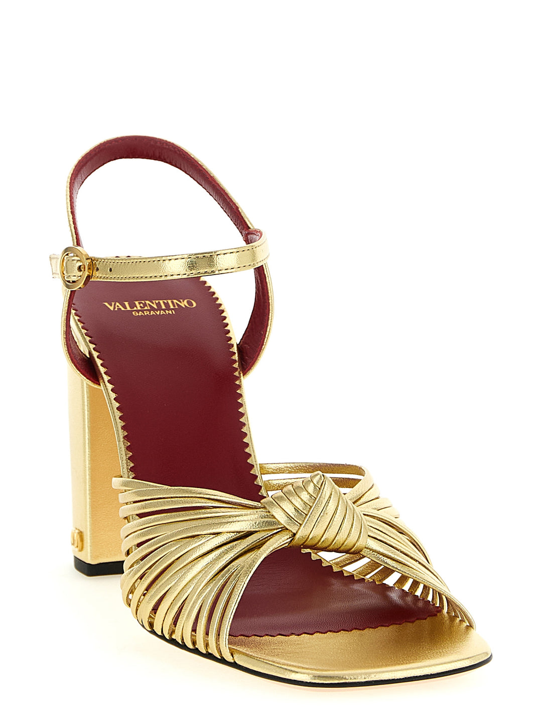 Valentino Garavani Annet Sandals - Gold | 540cafb306b7c9d169549ad767e86d395590eb85