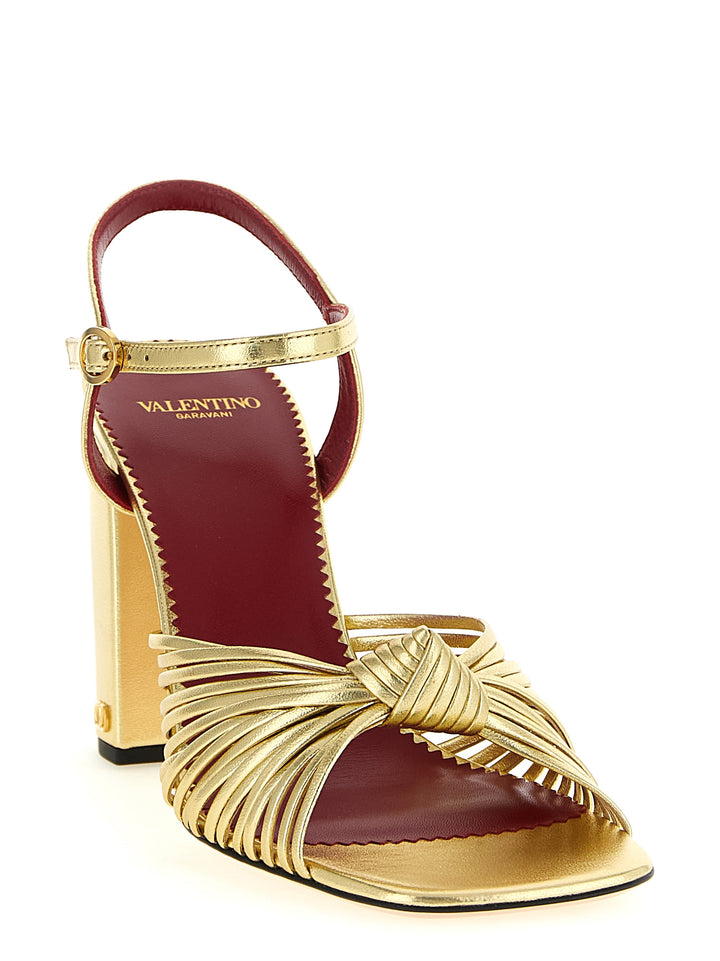 Valentino Garavani Annet Sandals - Gold | 540cafb306b7c9d169549ad767e86d395590eb85