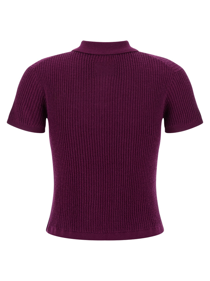 Guest In Residence Shrunken Polo - Purple | b1bc66e0bd84546d4fbe83bd9f5ba5cb0b070669