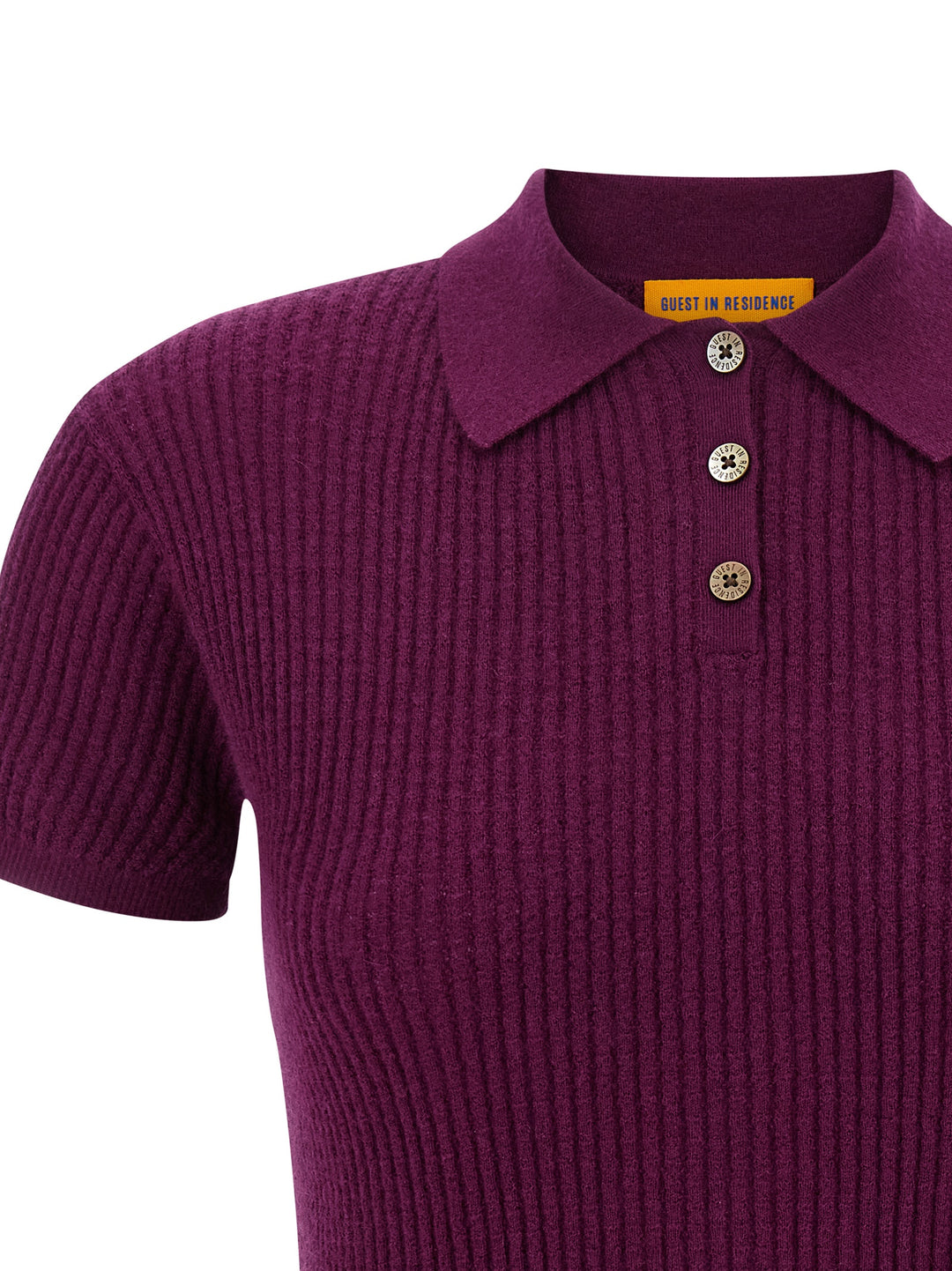 Guest In Residence Shrunken Polo - Purple | c3bbdd80ead11cef6244f2beb51cc90c2d50b47d