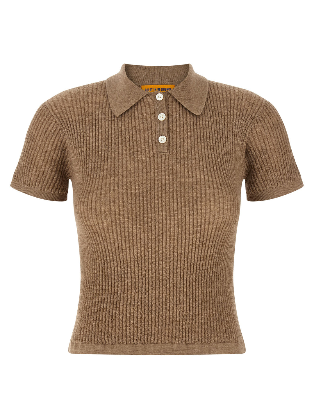 Guest In Residence Shrunken Polo - Beige | 3a257f29a0bbac7a9595f17cb0f9423237926ec4